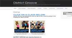 Desktop Screenshot of districtgroove.com